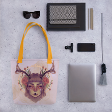 Load image into Gallery viewer, Spring Fawn Tote bag
