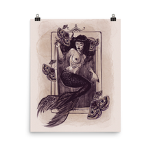 Load image into Gallery viewer, Mermaid Noir Print
