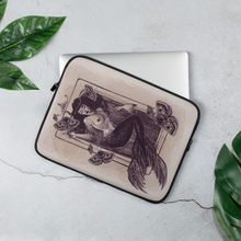 Load image into Gallery viewer, Mermaid Noir Laptop Sleeve
