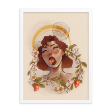 Load image into Gallery viewer, Strawberry Days Framed
