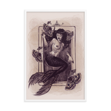 Load image into Gallery viewer, Mermaid Noir Framed
