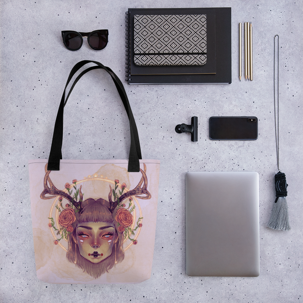 Spring Fawn Tote bag
